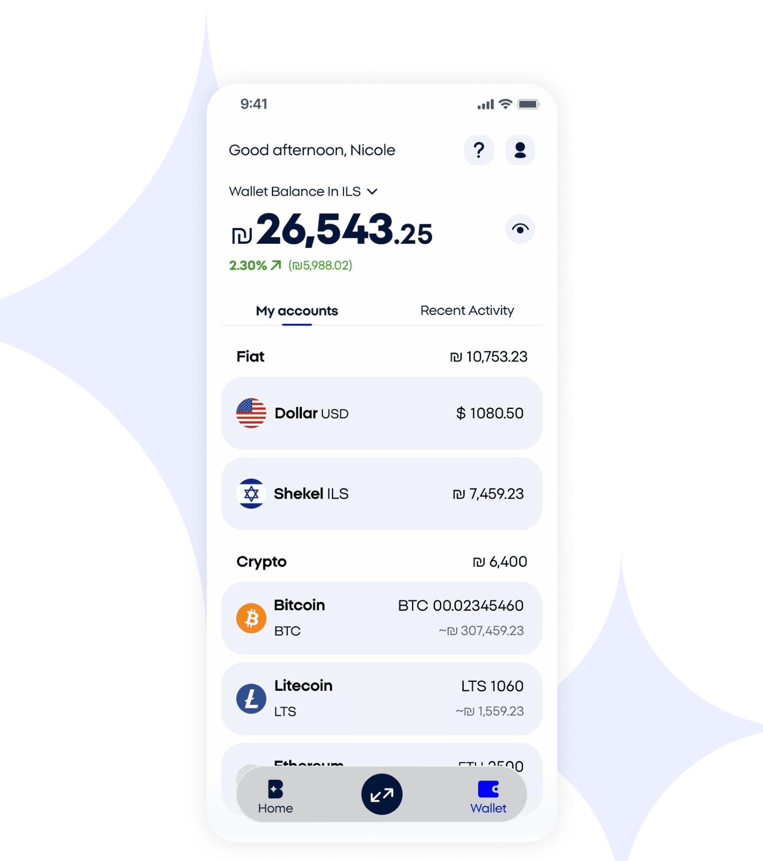 The simplified buy flow prototype on a phone